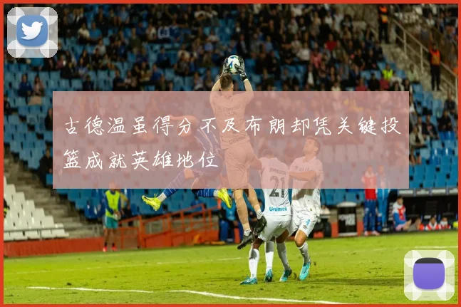 古德温虽得分不及布朗却凭关键投篮成就英雄地位